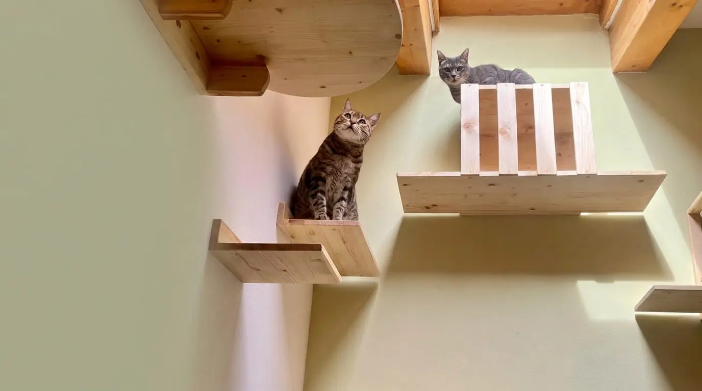 Progetto in legno per gatto