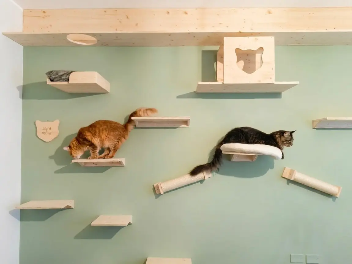Progetto in legno per gatto